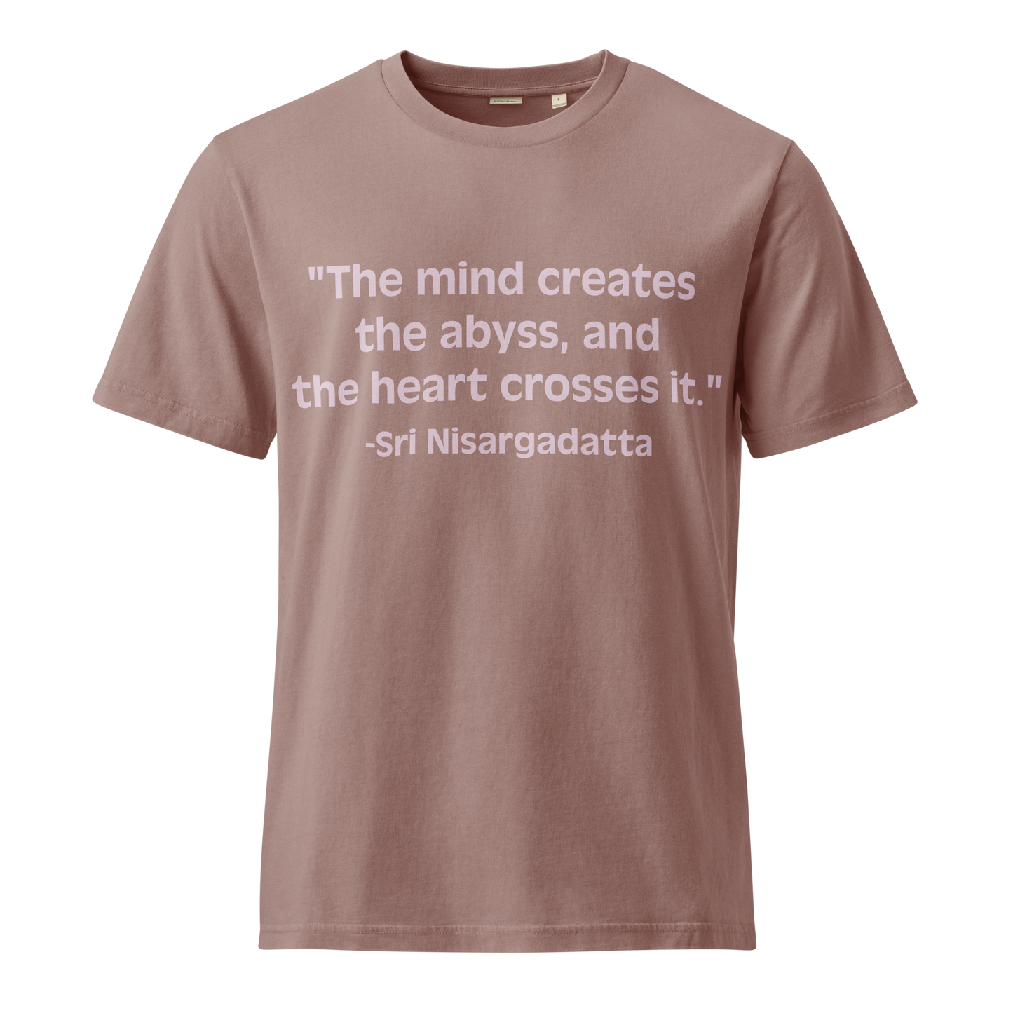 The mind creates the abyss, the heart crosses it.